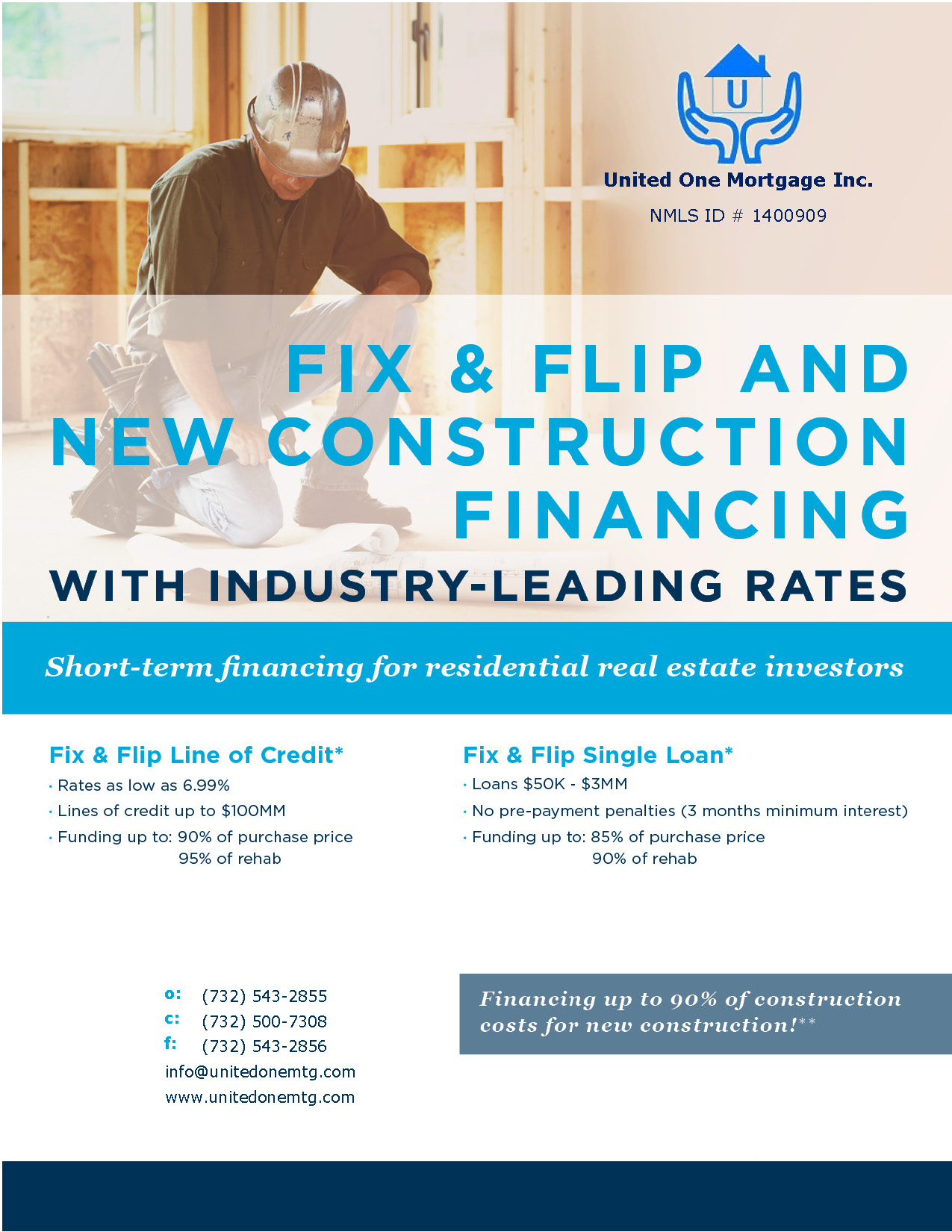 Fix & Flip And New Construction Financing